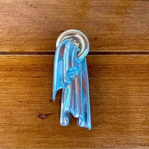 Vintage Tiffany & Co 14k Gold and Sterling Silver  Drape Single Earring